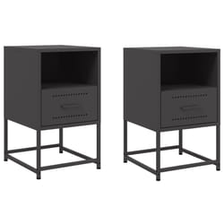 VidaXL 846555 Table de nuit et table de chevet Noir
