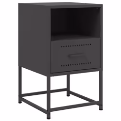 VidaXL 846555 Table de nuit et table de chevet Noir - Vue supplémentaire 5