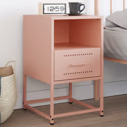 VidaXL 846557 Table de nuit et table de chevet Rose