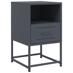 VidaXL 846558 Table de nuit et table de chevet Anthracite