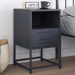 VidaXL 846558 Table de nuit et table de chevet Anthracite