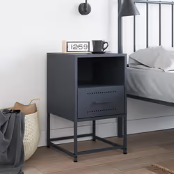 VidaXL 846558 Table de nuit et table de chevet Anthracite