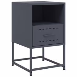 VidaXL 846559 Table de nuit et table de chevet Anthracite - Vue supplémentaire 5