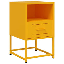 VidaXL 846560 Table de nuit et table de chevet Jaune