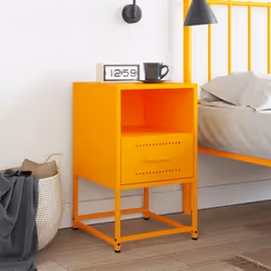 VidaXL 846560 Table de nuit et table de chevet Jaune