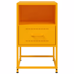 VidaXL 846560 Table de nuit et table de chevet Jaune - Vue supplémentaire 6