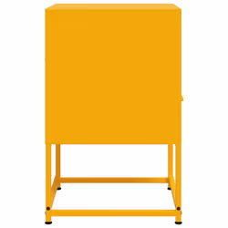 VidaXL 846560 Table de nuit et table de chevet Jaune - Vue supplémentaire 7
