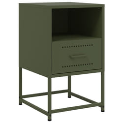 VidaXL 846562 Table de nuit et table de chevet Olive