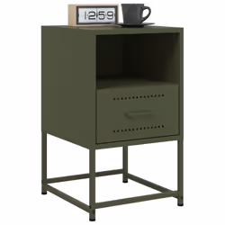 VidaXL 846562 Table de nuit et table de chevet Olive - Vue supplémentaire 4
