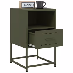 VidaXL 846562 Table de nuit et table de chevet Olive - Vue supplémentaire 5