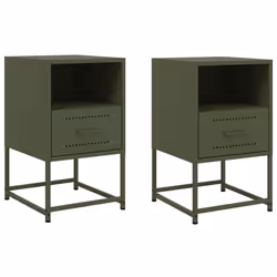 VidaXL 846563, Olive, Acier, 360 mm, 390 mm, 605 mm, 2 pièce(s)
