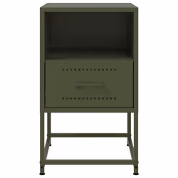 VidaXL 846563 Table de nuit et table de chevet Olive - Vue supplémentaire 5
