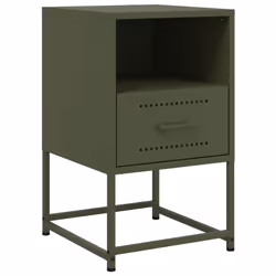 VidaXL 846563 Table de nuit et table de chevet Olive - Vue supplémentaire 6