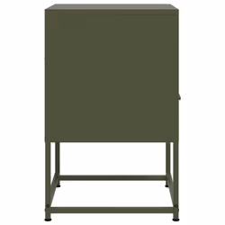 VidaXL 846563 Table de nuit et table de chevet Olive - Vue supplémentaire 7