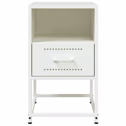 VidaXL 846564 Table de nuit et table de chevet Blanc - Vue supplémentaire 6