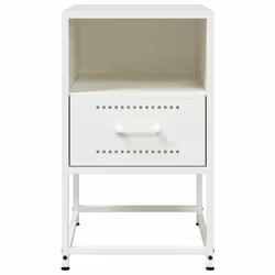 VidaXL 846565 Table de nuit et table de chevet Blanc - Vue supplémentaire 6