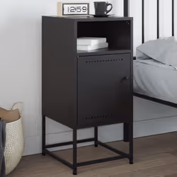 VidaXL 846566 Table de nuit et table de chevet Noir