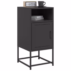 VidaXL 846566 Table de nuit et table de chevet Noir - Vue supplémentaire 4