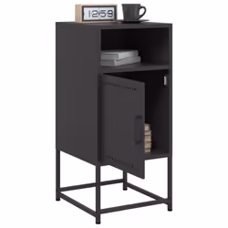 VidaXL 846566 Table de nuit et table de chevet Noir - Vue supplémentaire 5