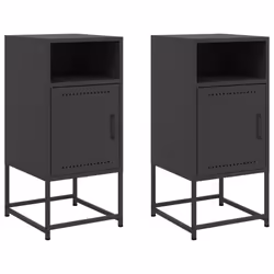 VidaXL 846567, Noir, Acier, 360 mm, 390 mm, 780 mm, 2 pièce(s)