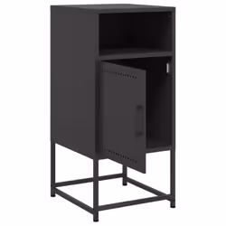 VidaXL 846567 Table de nuit et table de chevet Noir - Vue supplémentaire 8