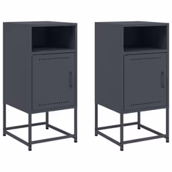 VidaXL 846571, Anthracite, Acier, 360 mm, 390 mm, 780 mm, 2 pièce(s)