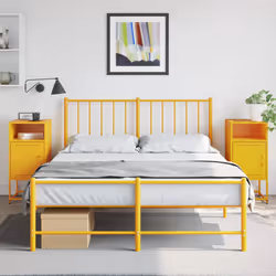 VidaXL 846573 Table de nuit et table de chevet Jaune