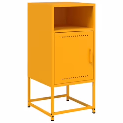 VidaXL 846573 Table de nuit et table de chevet Jaune - Vue supplémentaire 5