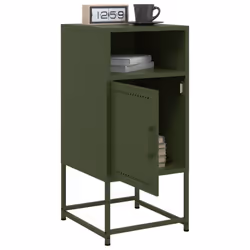 VidaXL 846574 Table de nuit et table de chevet Olive - Vue supplémentaire 5