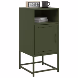 VidaXL 846575 Table de nuit et table de chevet Olive - Vue supplémentaire 4