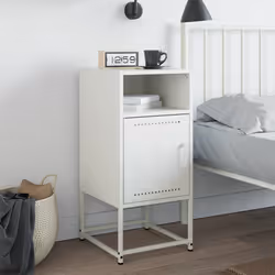 VidaXL 846576 Table de nuit et table de chevet Blanc