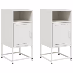 VidaXL 846577, Blanc, Acier, 360 mm, 390 mm, 780 mm, 2 pièce(s)