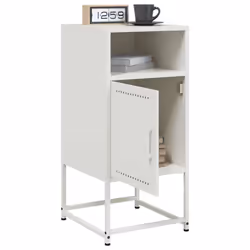 VidaXL 846577 Table de nuit et table de chevet Blanc
