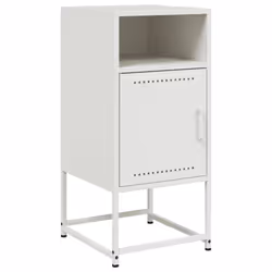 VidaXL 846577 Table de nuit et table de chevet Blanc - Vue supplémentaire 5