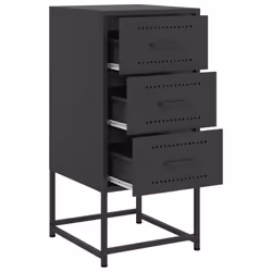 VidaXL 846578 Table de nuit et table de chevet Noir - Vue supplémentaire 8