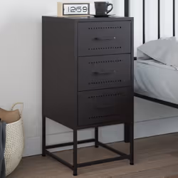 VidaXL 846579 Table de nuit et table de chevet Noir