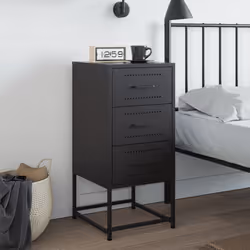 VidaXL 846579 Table de nuit et table de chevet Noir