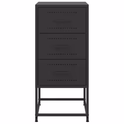 VidaXL 846579 Table de nuit et table de chevet Noir - Vue supplémentaire 6