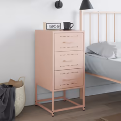 VidaXL 846580 Table de nuit et table de chevet Rose