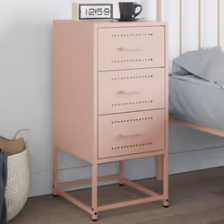 VidaXL 846581 Table de nuit et table de chevet Rose