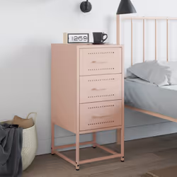 VidaXL 846581 Table de nuit et table de chevet Rose