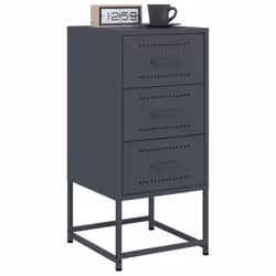 VidaXL 846582 Table de nuit et table de chevet Anthracite - Vue supplémentaire 4