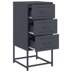 VidaXL 846583 Table de nuit et table de chevet Anthracite - Vue supplémentaire 8