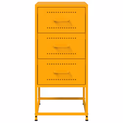 VidaXL 846584 Table de nuit et table de chevet Jaune - Vue supplémentaire 5