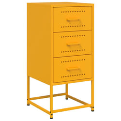 VidaXL 846585 Table de nuit et table de chevet Jaune