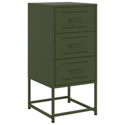 VidaXL 846586 Table de nuit et table de chevet Olive