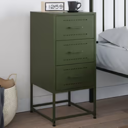 VidaXL 846586 Table de nuit et table de chevet Olive