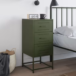 VidaXL 846586 Table de nuit et table de chevet Olive