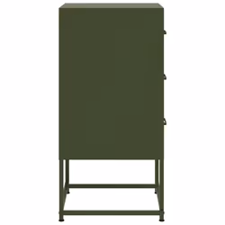 VidaXL 846586 Table de nuit et table de chevet Olive - Vue supplémentaire 7