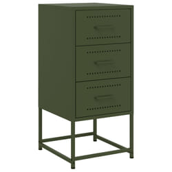 VidaXL 846587 Table de nuit et table de chevet Olive